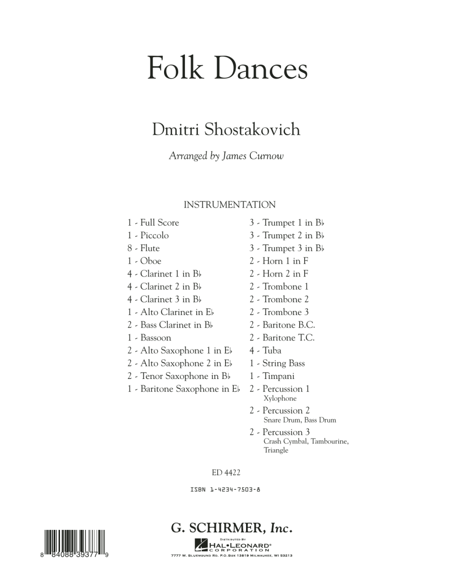 Folk Dances - cliquer ici