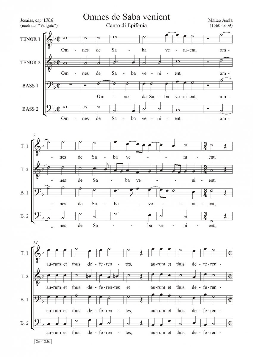 Omnes de Saba veniunt - cliquer ici