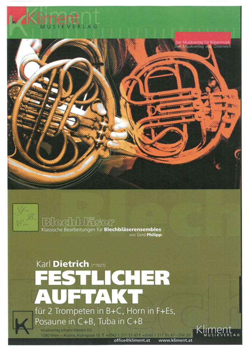 Festlicher Auftakt (Fassung B-Dur) - cliquer ici
