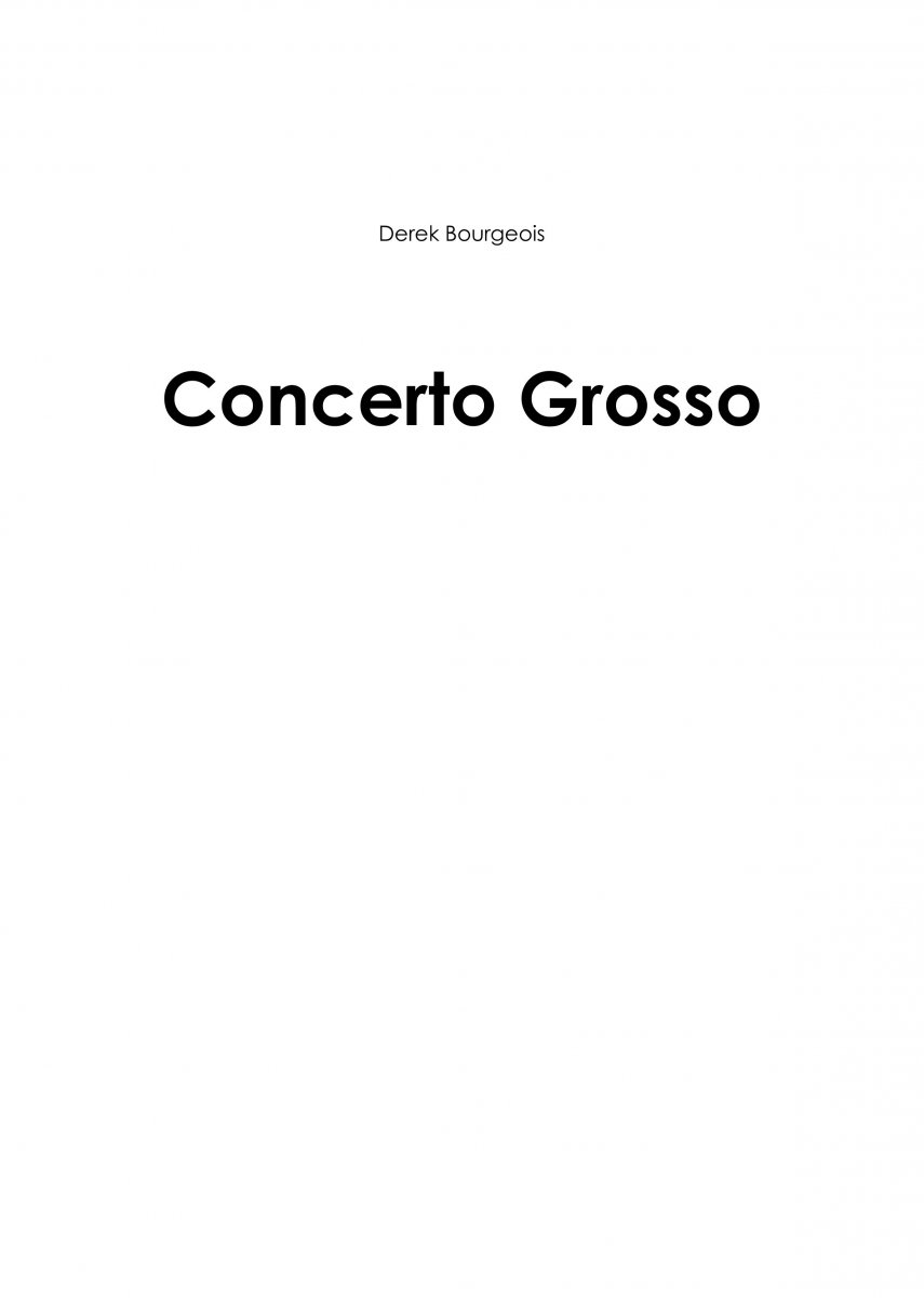Concerto Grosso - cliquer ici