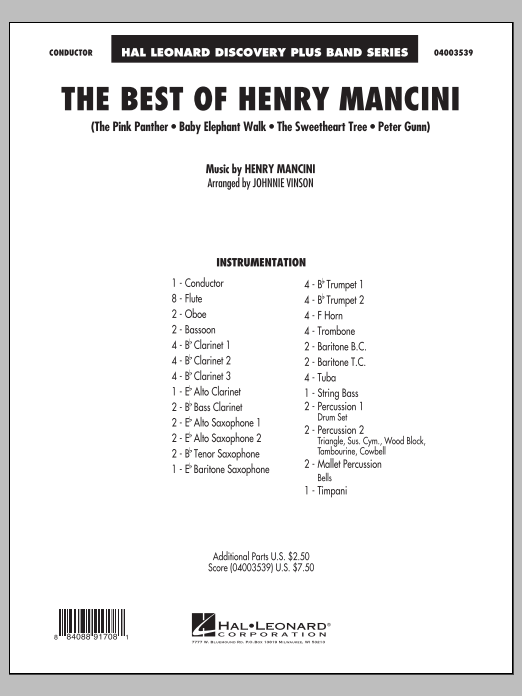 Best of Henry Mancini, The - cliquer ici