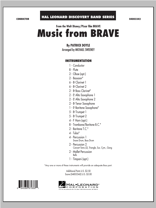 Music from Brave - cliquer ici