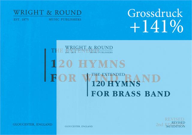 120 Hymns for Brass and Wind Band - Grossdruck - cliquer ici
