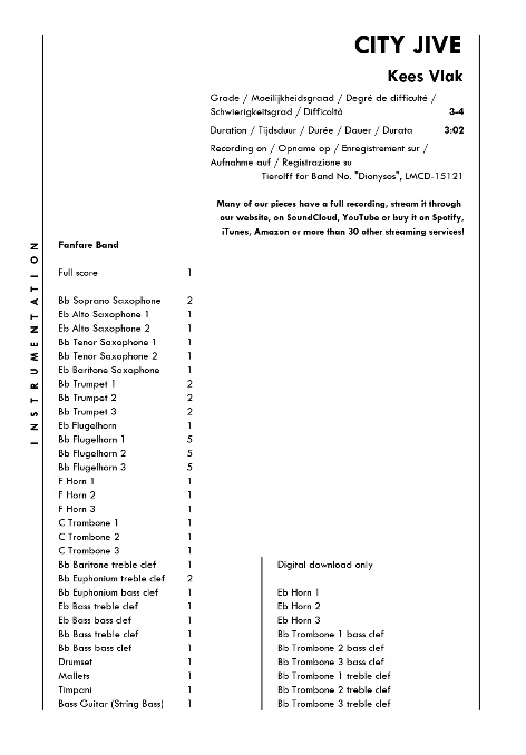 City Jive - cliquer ici