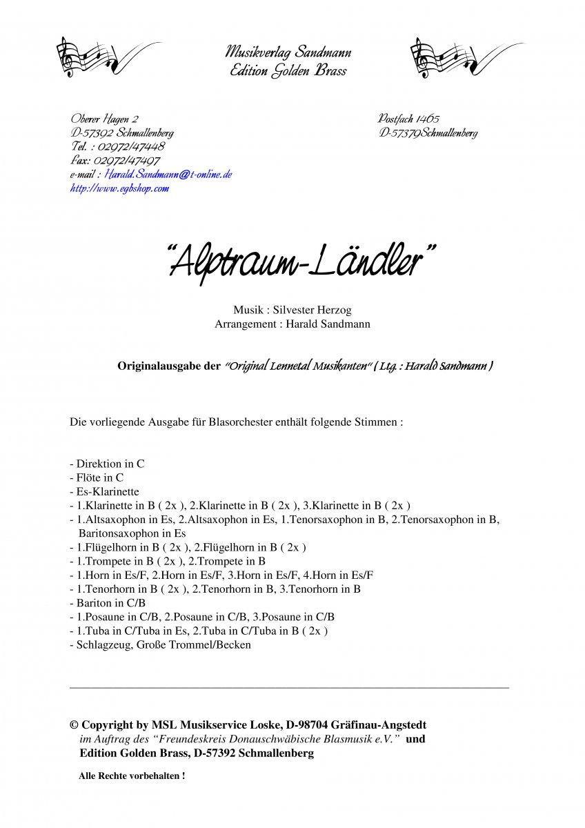 Alptraum-Ländler - cliquer ici Alptraum-Ländler - cliquer ici