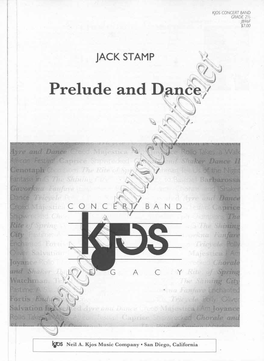 Prelude and Dance - cliquer ici