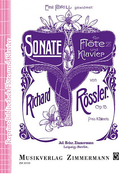 Sonate op. 15 für Flöte und Klavier - cliquer ici Sonate op. 15 für Flöte und Klavier - cliquer ici
