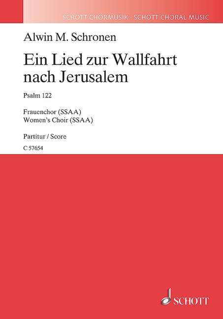 Ein Lied zur Wallfahrt nach Jerusalem - cliquer ici