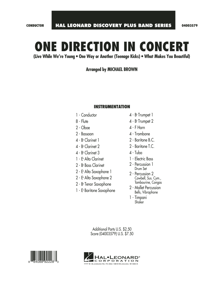 One Direction - In Concert - cliquer ici