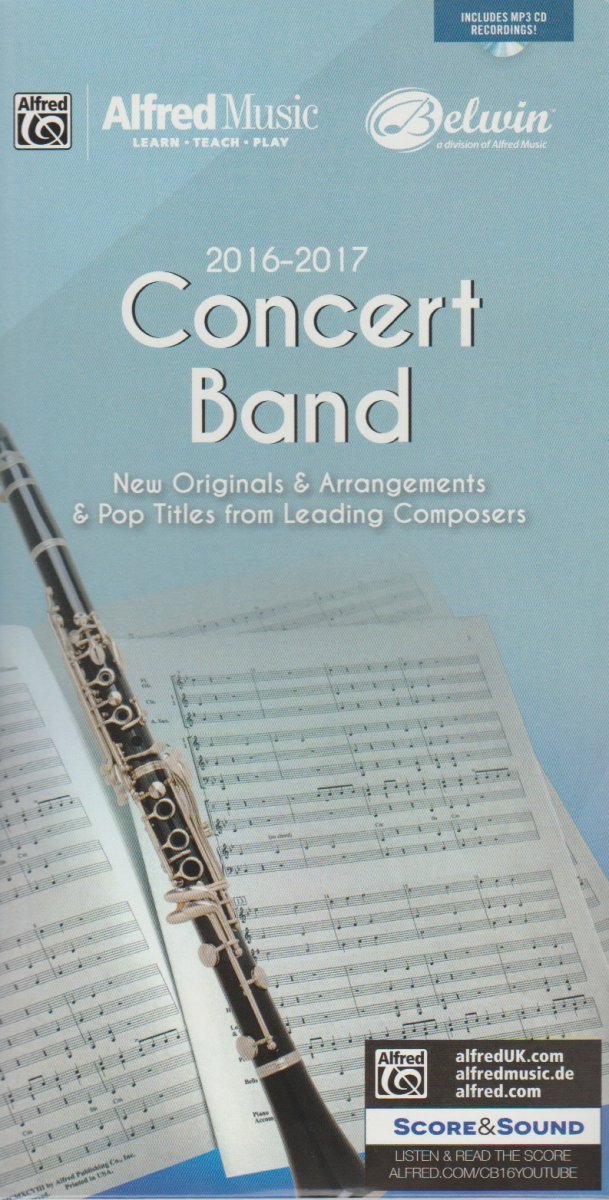 Alfred 2016-2017 Concert Band - cliquer ici Alfred 2016-2017 Concert Band - cliquer ici