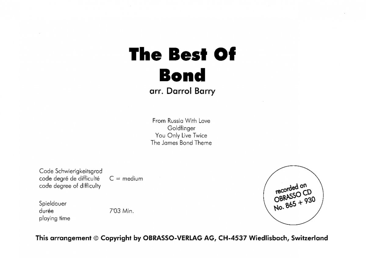 Best of Bond, The - cliquer ici