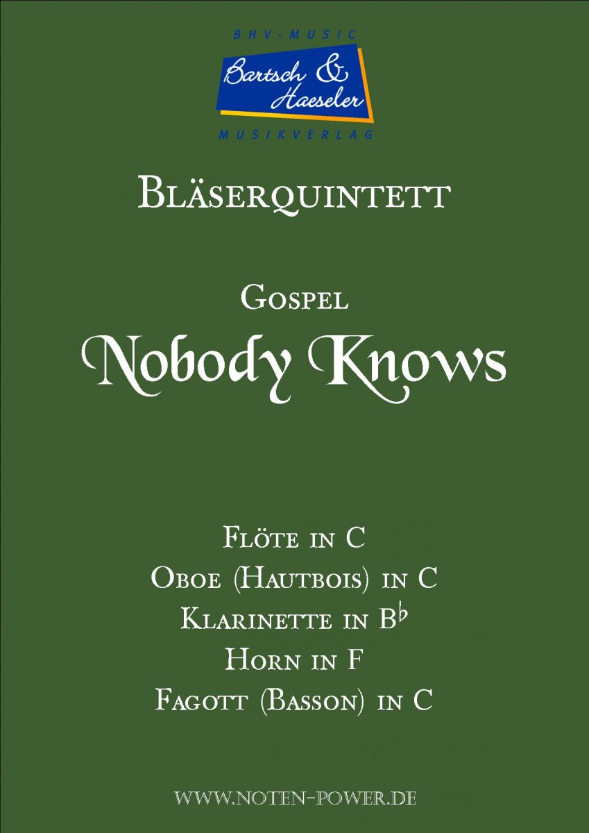 Nobody Knows - cliquer ici