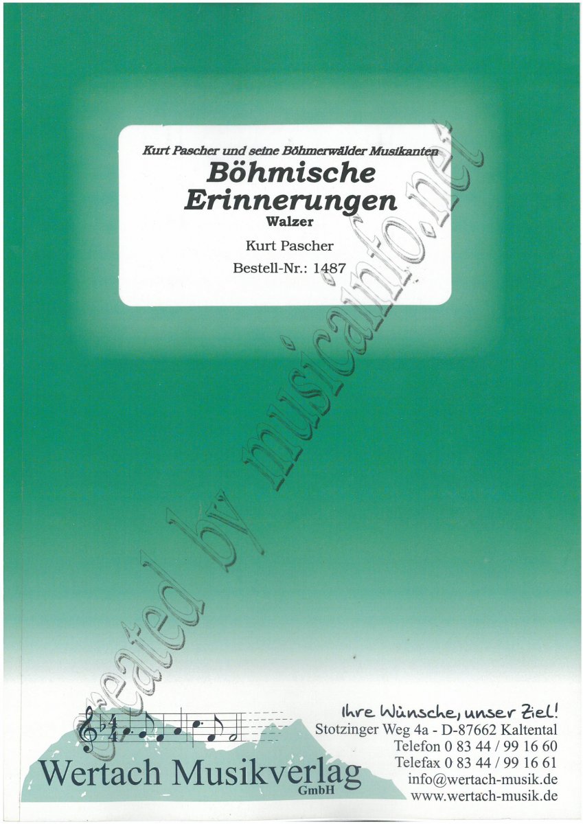 Böhmische Erinnerungen - cliquer ici Böhmische Erinnerungen - cliquer ici