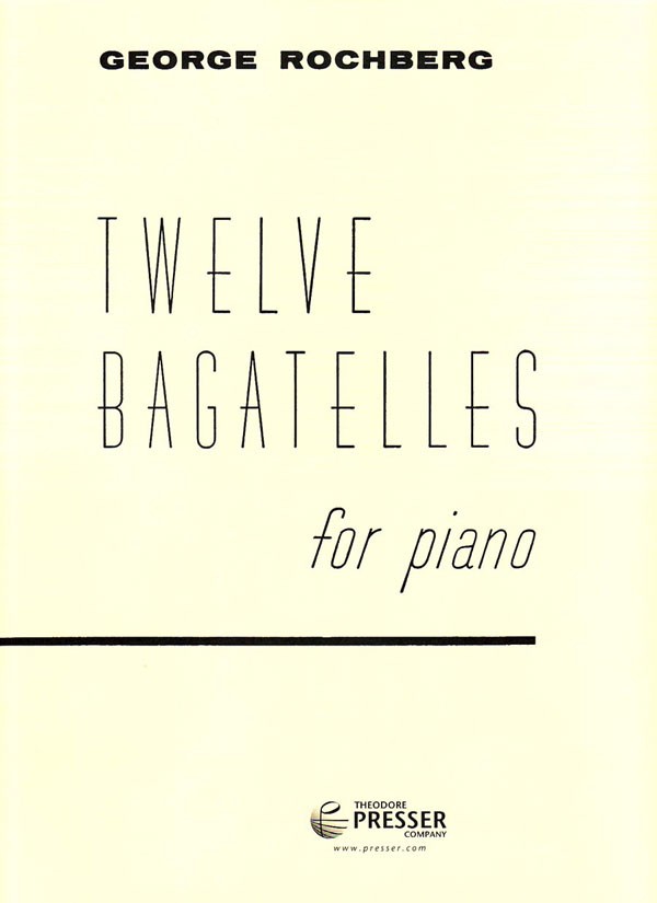 12 Bagatelles - cliquer ici 12 Bagatelles - cliquer ici