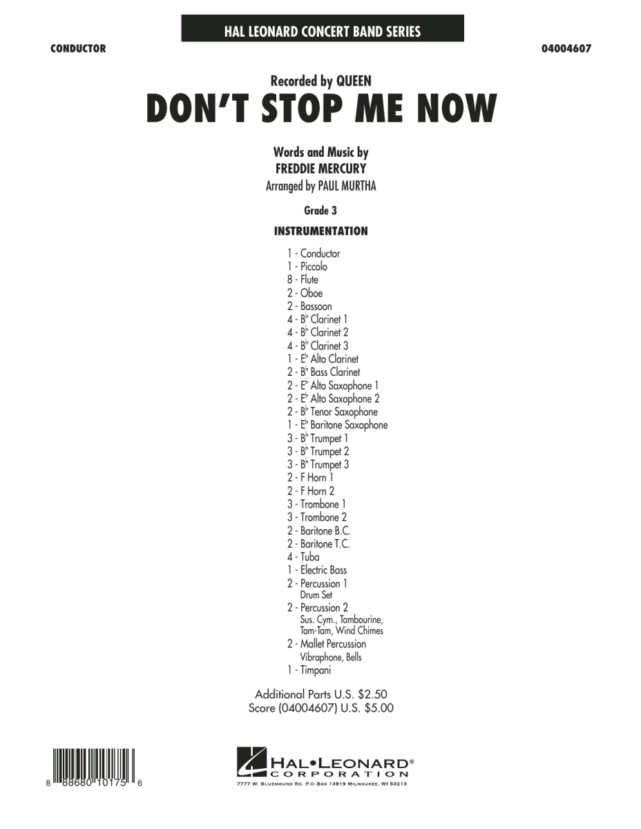 Don't stop me now - cliquer ici