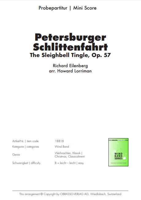 Petersburger Schlittenfahrt (The Sleighbell Tingle) - cliquer ici