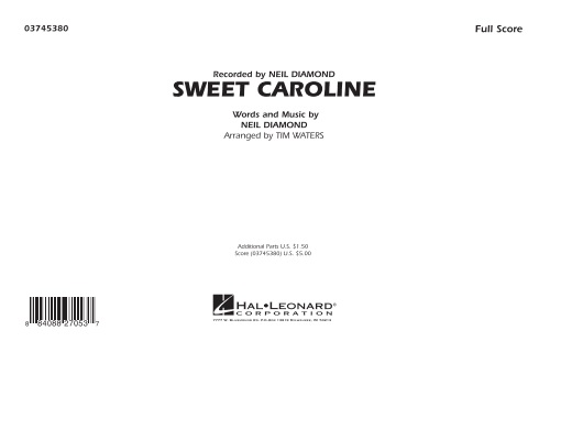 Sweet Caroline - cliquer ici