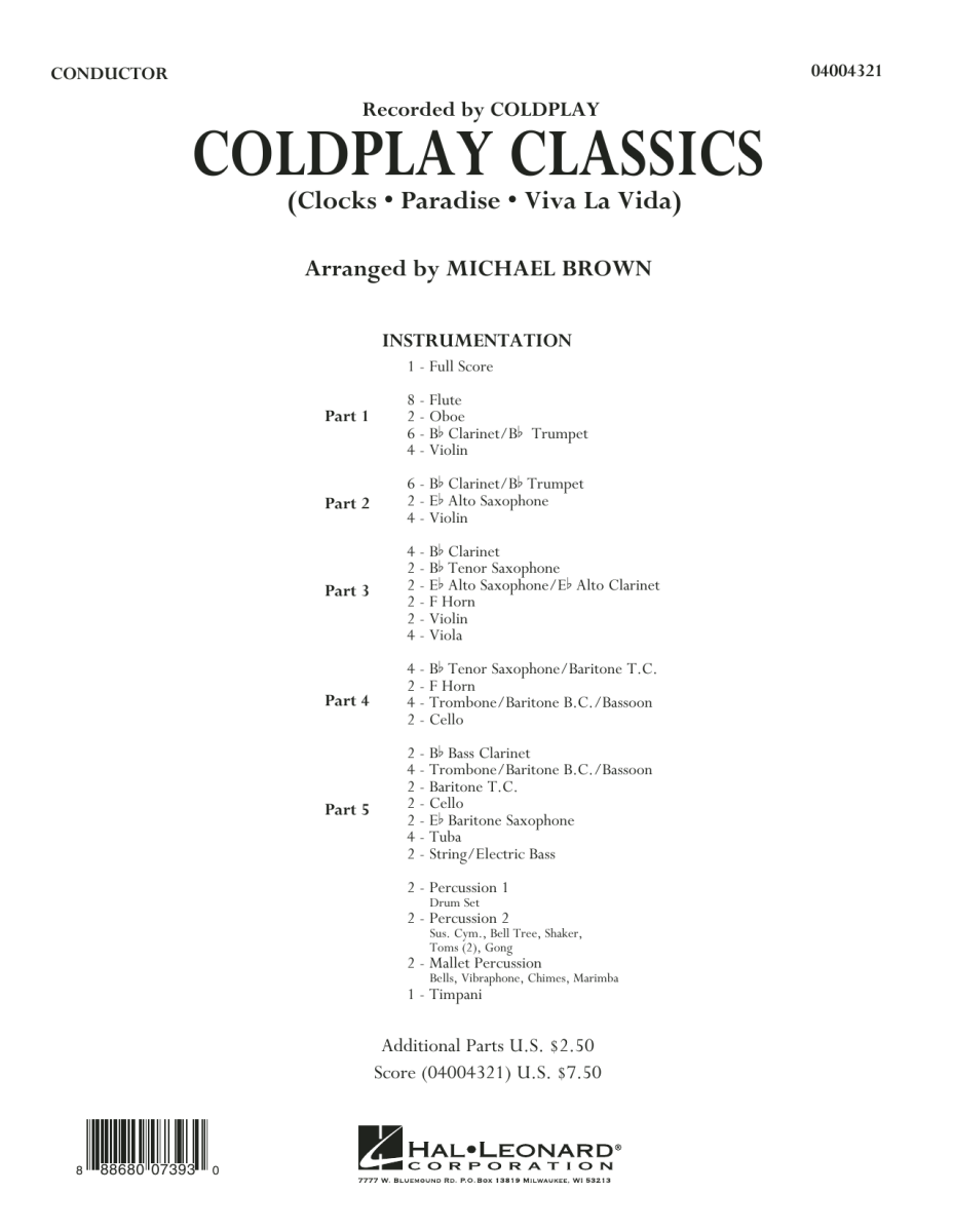 Coldplay Classics - cliquer ici