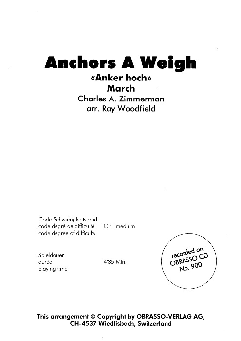Anchors A Weigh (Anker hoch) - cliquer ici