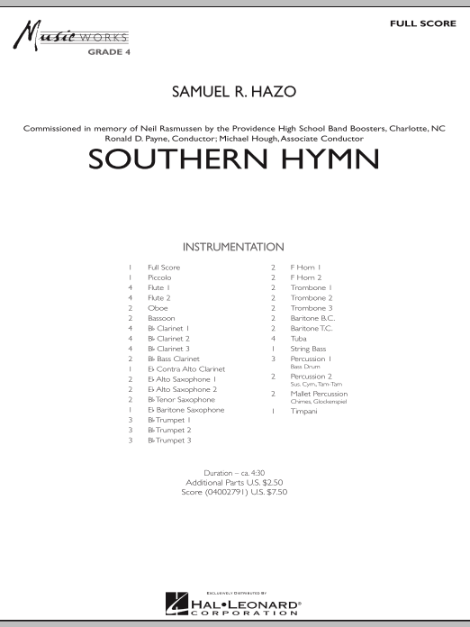 Southern Hymn - cliquer ici