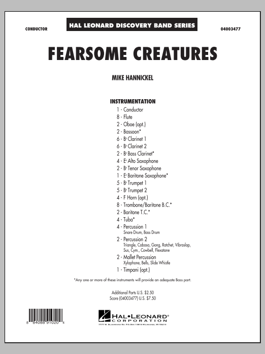 Fearsome Creatures - cliquer ici