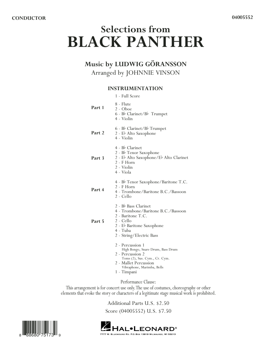 Selections from 'Black Panther' - cliquer ici