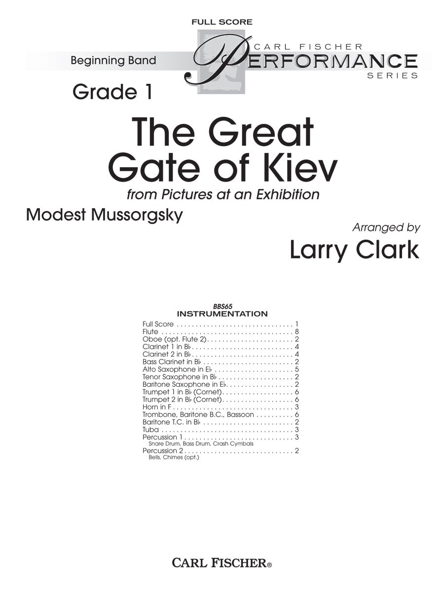 Great Gate of Kiev, The - cliquer ici