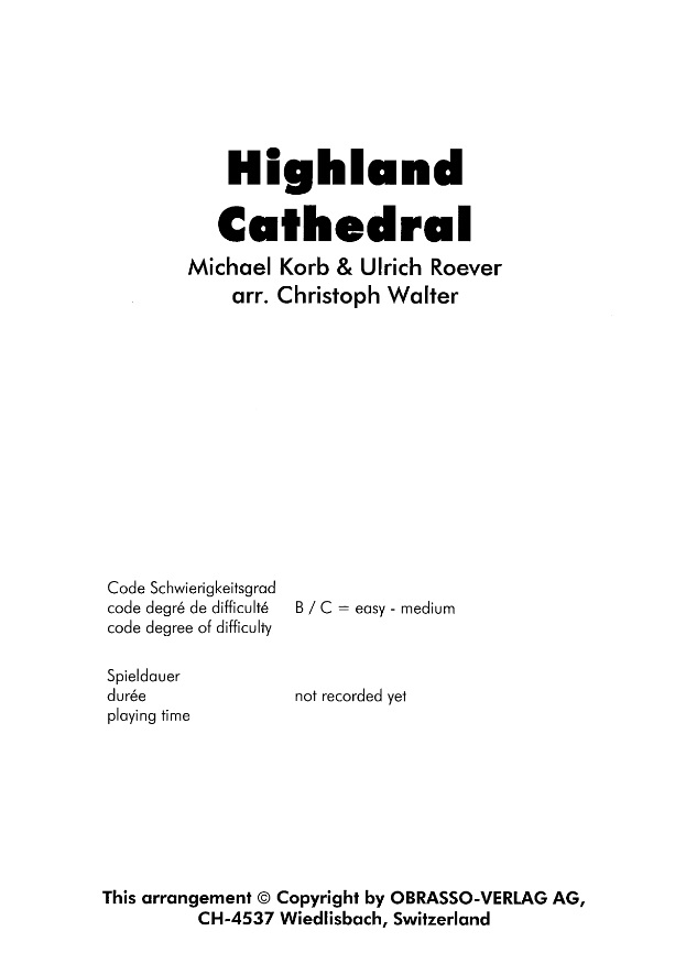 Highland Cathedral - cliquer ici