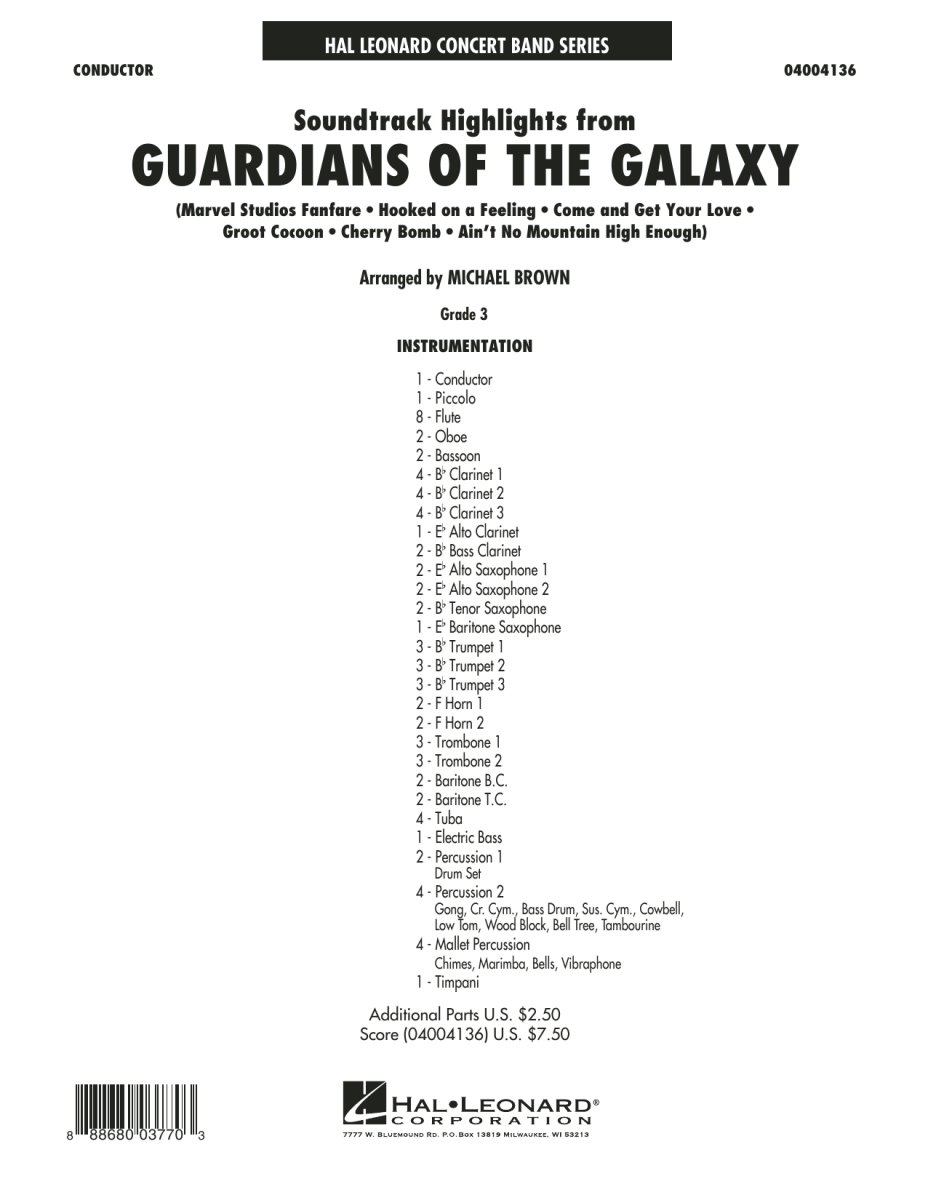 Soundtrack Highlights from 'Guardians of the Galaxy' - cliquer ici