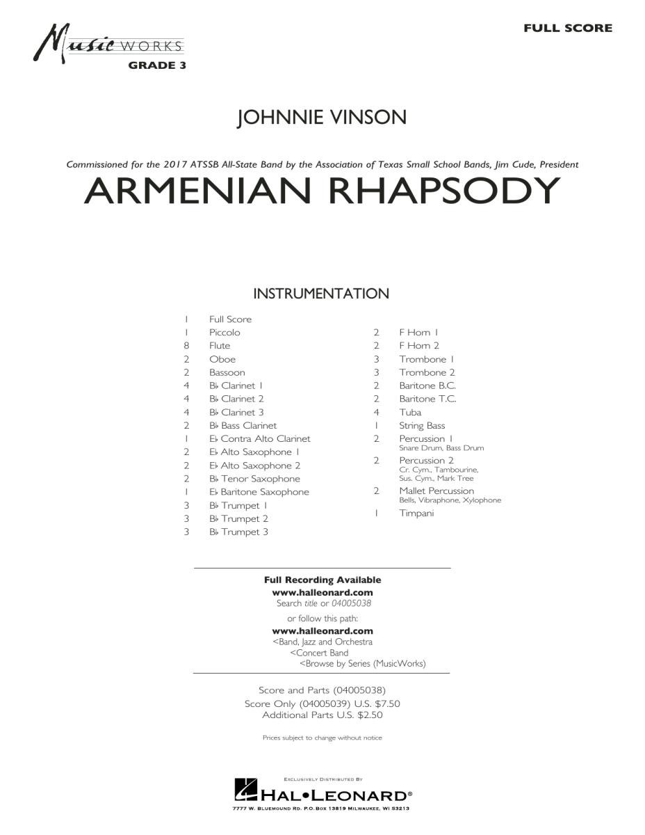 Armenian Rhapsody - cliquer ici