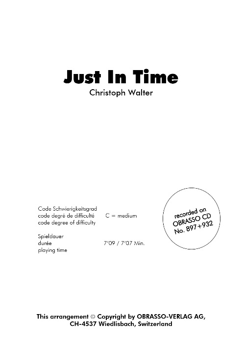 Just in Time - cliquer ici