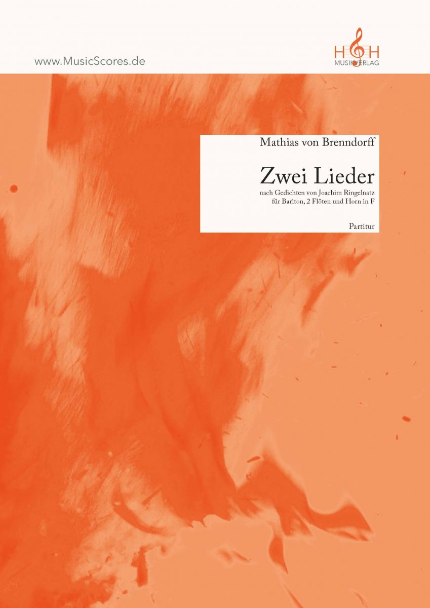 2 Lieder nach Gedichten von Joachim Ringelnatz (Zwei) - cliquer ici