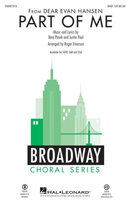 Part Of Me (from Dear Evan Hansen) - cliquer ici Part Of Me (from Dear Evan Hansen) - cliquer ici