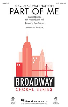Part Of Me (from Dear Evan Hansen) - cliquer ici Part Of Me (from Dear Evan Hansen) - cliquer ici