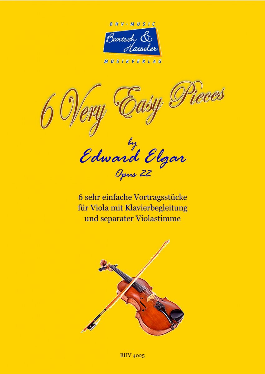 6 Very Easy Pieces für Klavier und Viola - cliquer ici 6 Very Easy Pieces für Klavier und Viola - cliquer ici