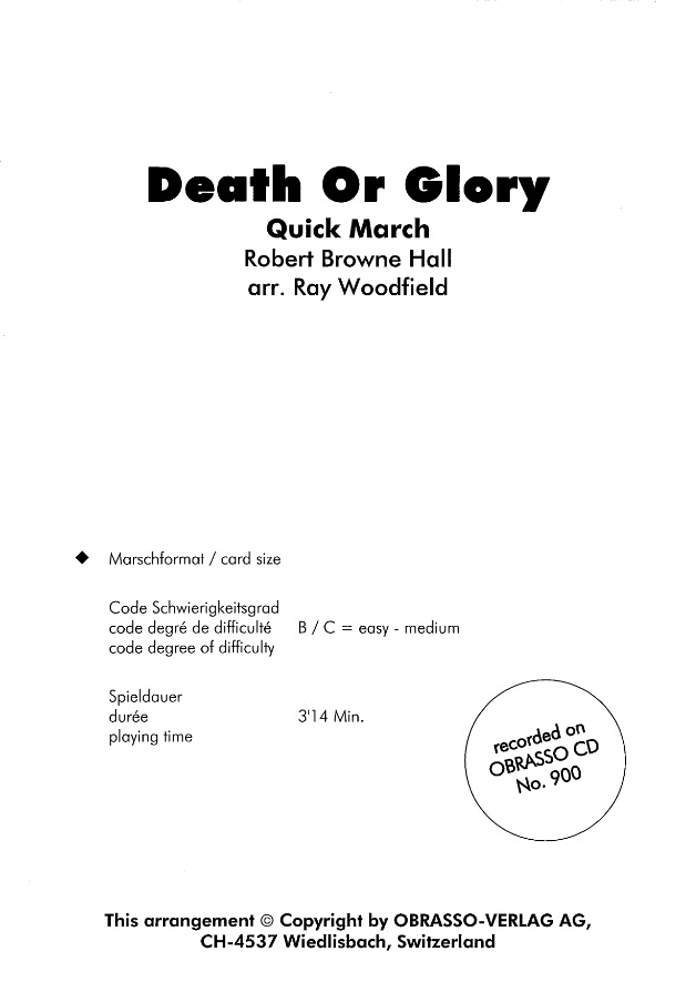 Death or Glory - cliquer ici