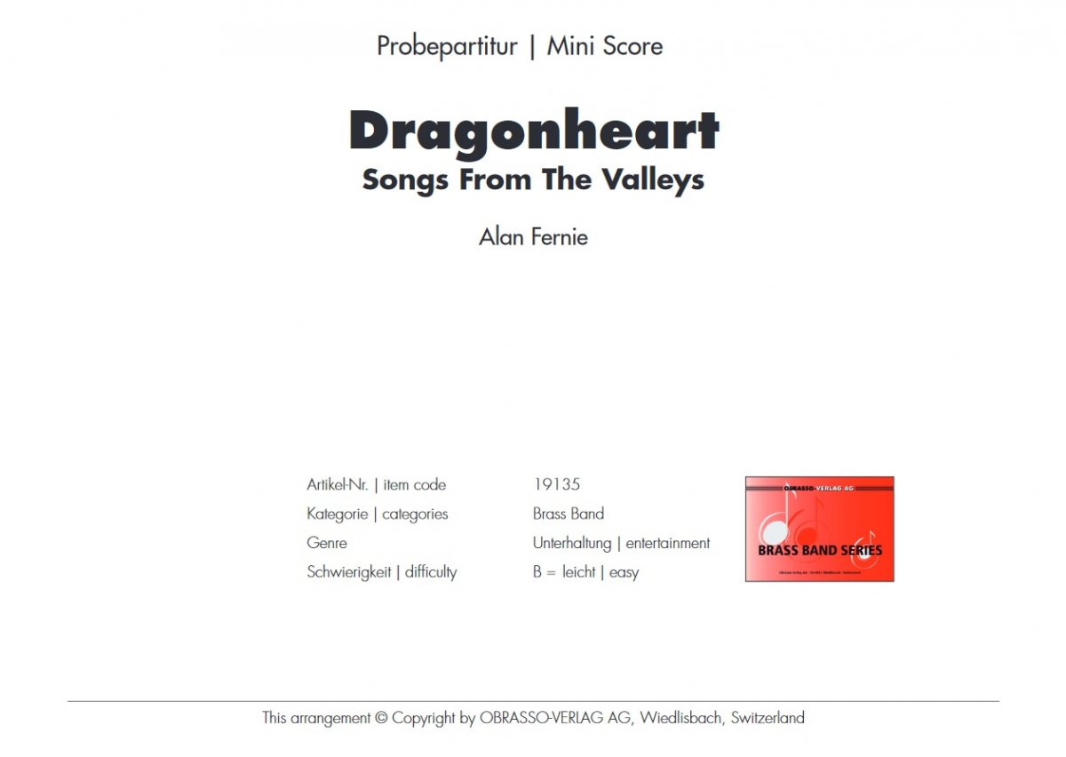 Dragonheart (Songs fom the Valleys) - cliquer ici