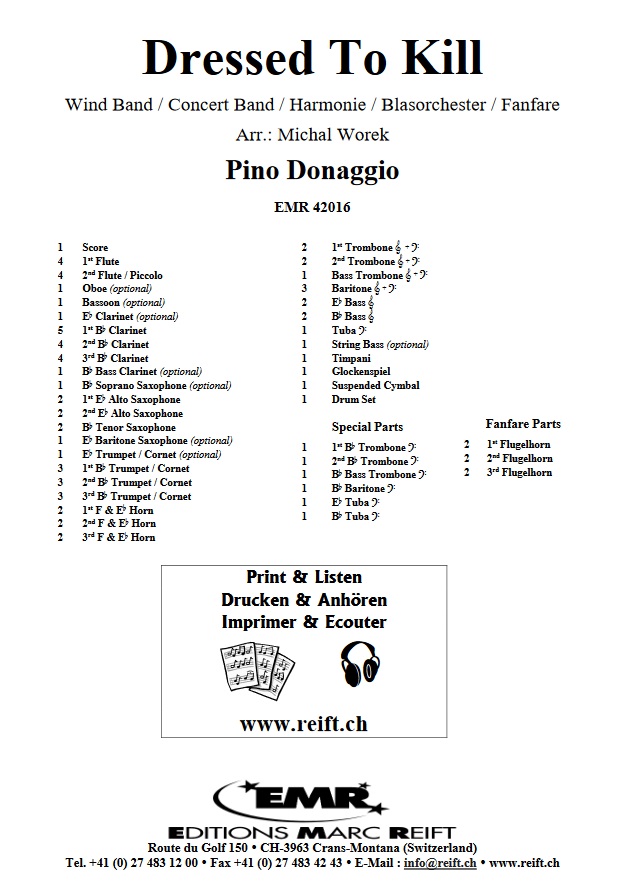 Dressed To Kill - cliquer ici