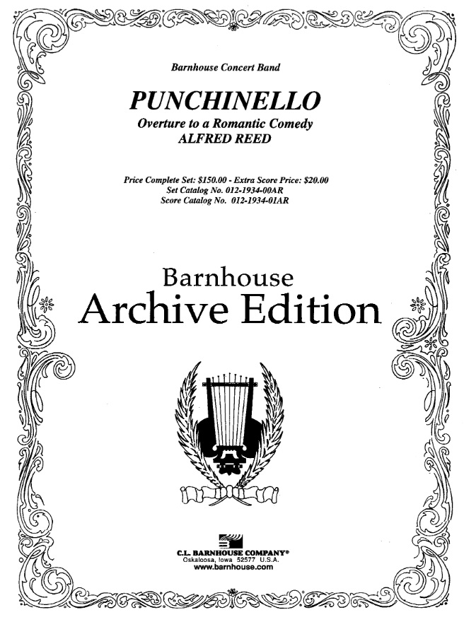 Punchinello (Overture to a Romantic Comedy) - cliquer ici