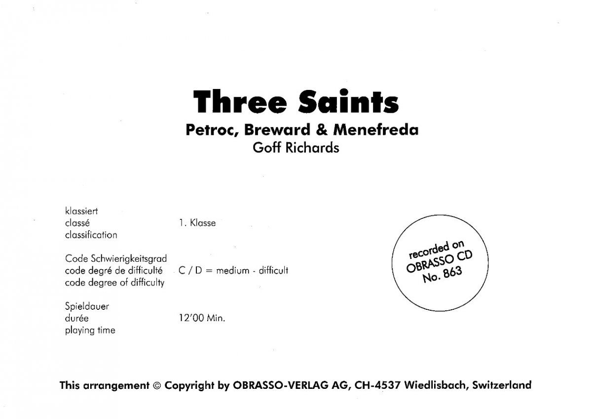 3 Saints (Three) - cliquer ici