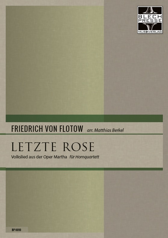 Volkslied Letzte Rose aus Martha - cliquer ici