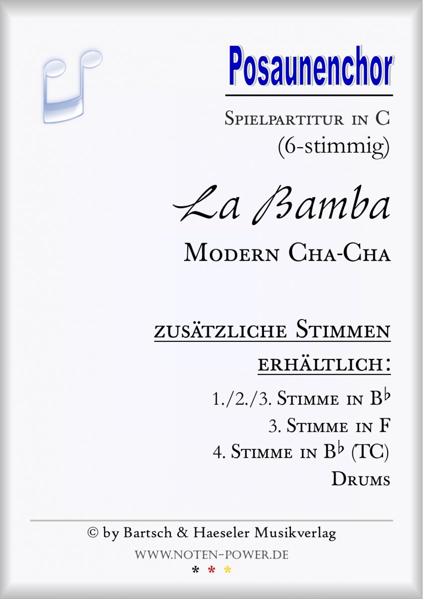 La Bamba (Modern Cha-Cha) - cliquer ici