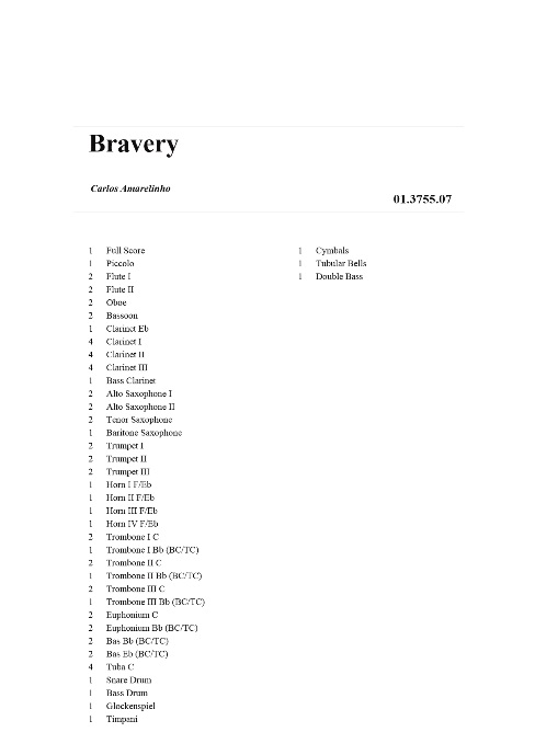Bravery - cliquer ici