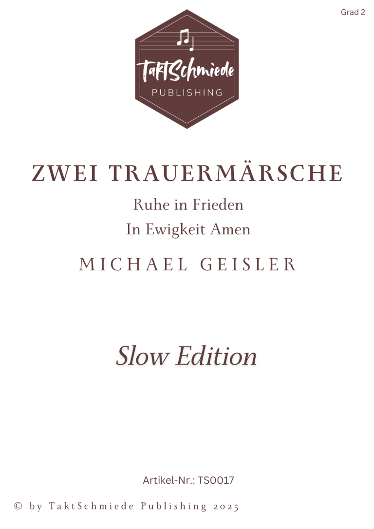 2 Trauermärsche (Ruhe in Frieden / In Ewigkeit Amen) - cliquer ici 2 Trauermärsche (Ruhe in Frieden / In Ewigkeit Amen) - cliquer ici