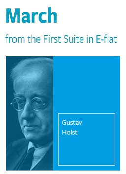 March from the 'First Suite in E-flat' - cliquer ici March from the 'First Suite in E-flat' - cliquer ici