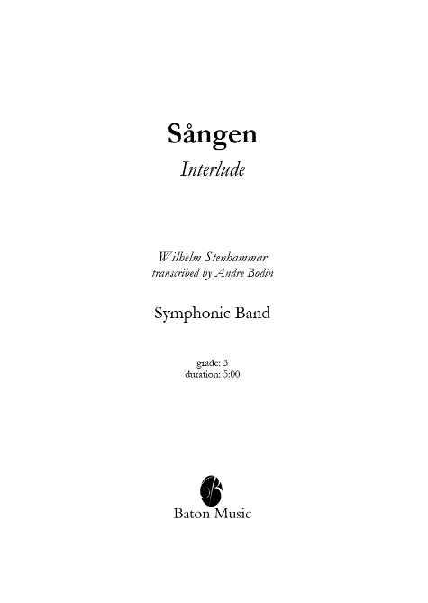 S�ngen (Interlude) - cliquer ici