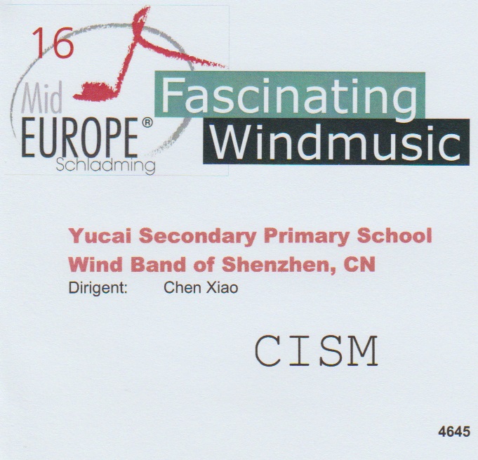 16 Mid Europe: Yucai Secondary Primary School Wind Band of Shenzhen - cliquer ici