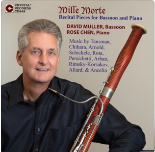 Mille Morte, Recital Pieces for Bassoon and Piano - cliquer ici