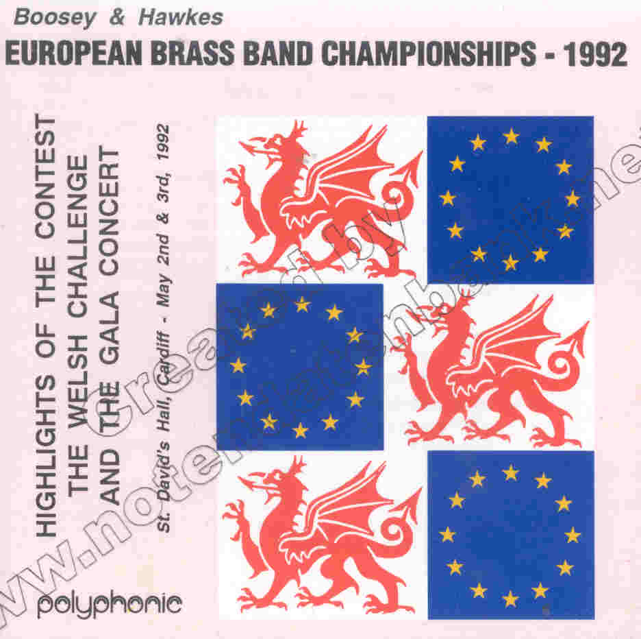 Highlights 1992 European Brass Band Championships - cliquer ici