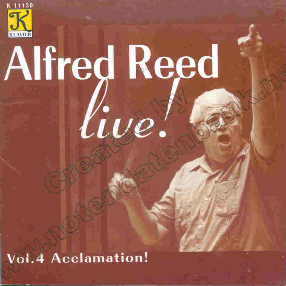 Alfred Reed Live #4: Acclamation - cliquer ici
